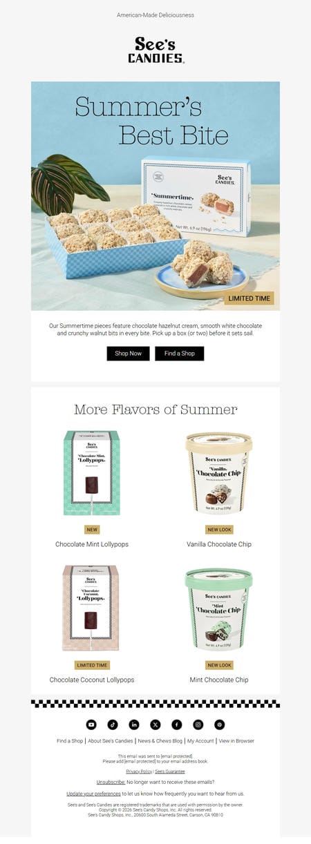 邮件模板创意 Sees Candies 428
