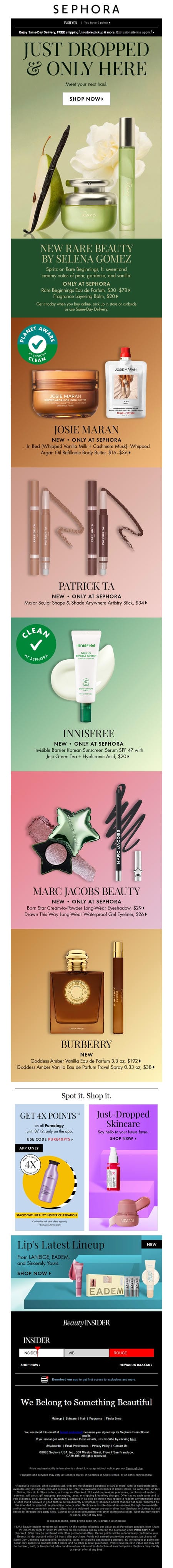 邮件模板创意 Sephora Insider 61