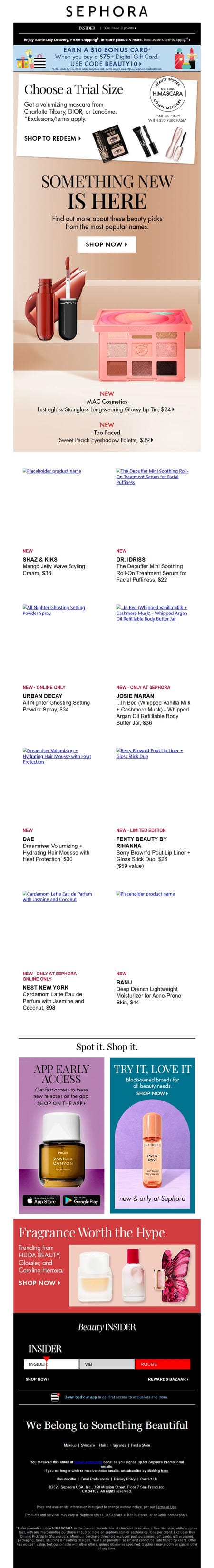 邮件模板创意 Sephora Insider 62