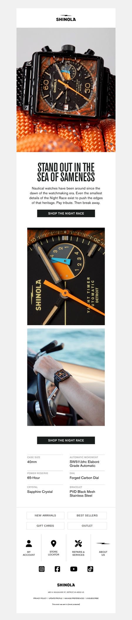 邮件模板创意 Shinola 151
