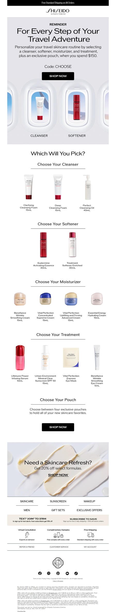 邮件模板创意 Shiseido Ginza Tokyo 234