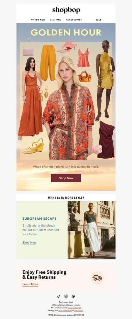 邮件模板创意 Shopbop 261