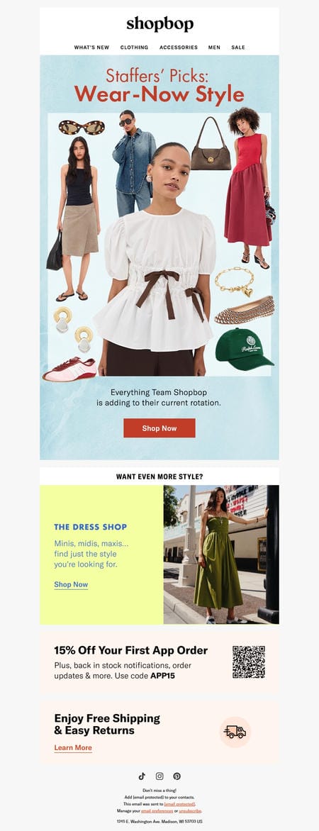 邮件模板创意 Shopbop 267