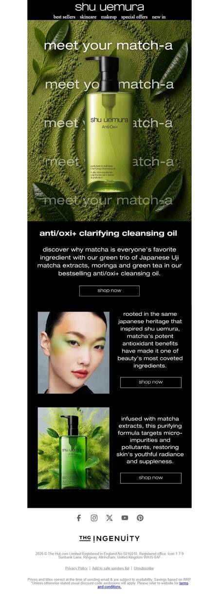 邮件模板创意 Shu Uemura 15