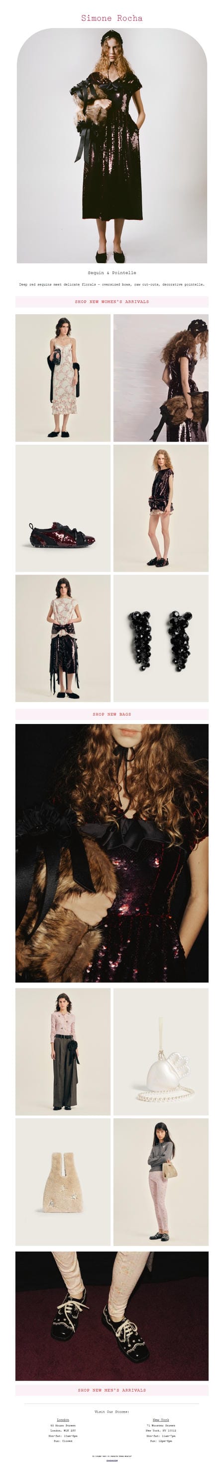邮件模板创意 Simone Rocha 11