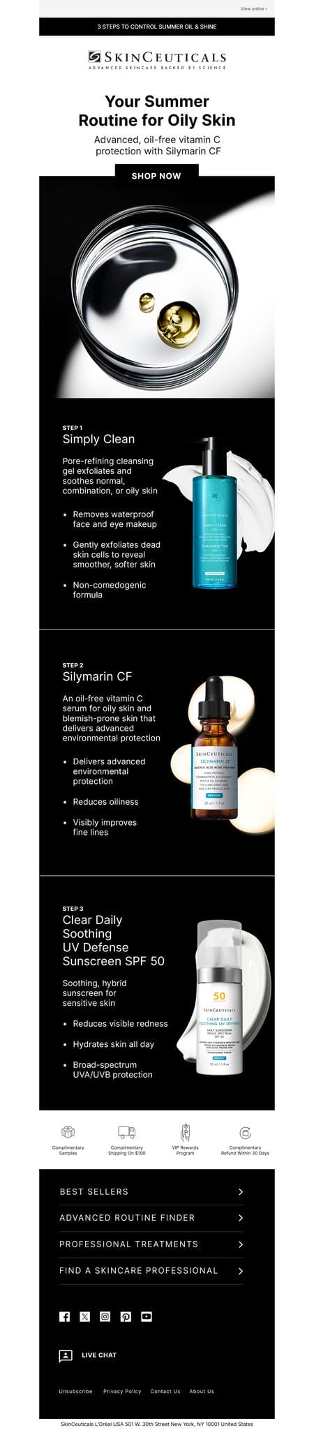 邮件模板创意 Skinceuticals 199