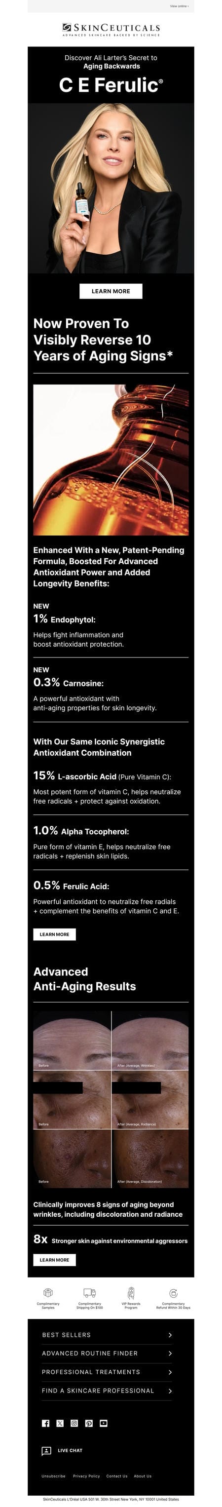邮件模板创意 Skinceuticals 200