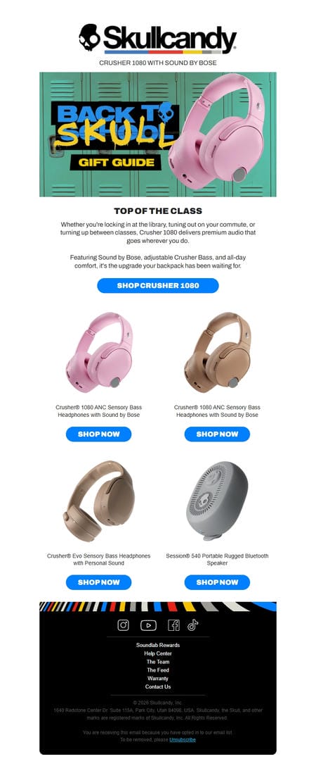 邮件模板创意 Skullcandy 177