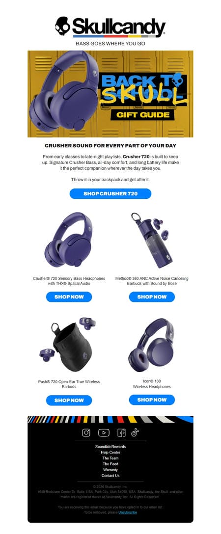 邮件模板创意 Skullcandy 178