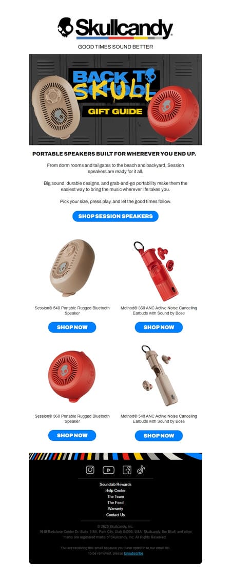 邮件模板创意 Skullcandy 179