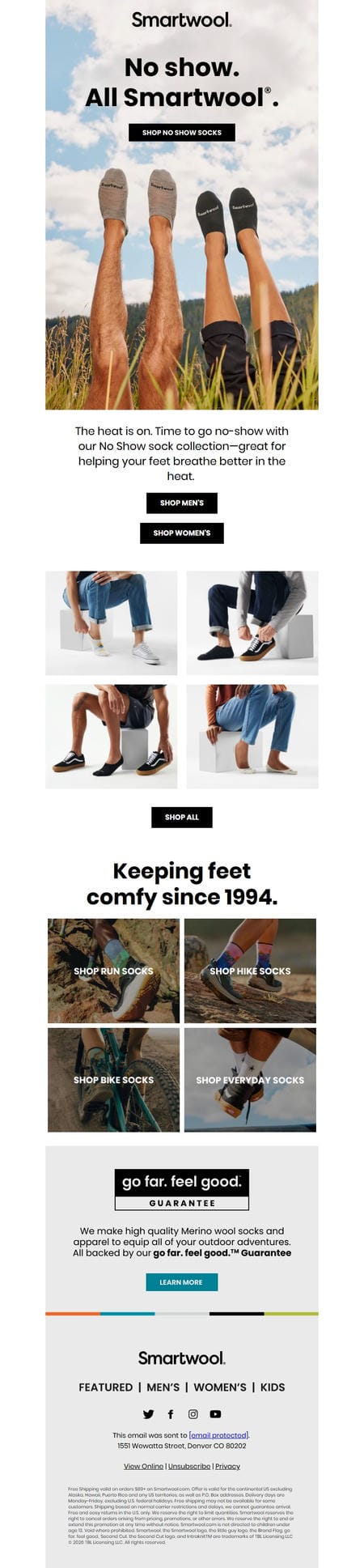 邮件模板创意 Smartwool 130