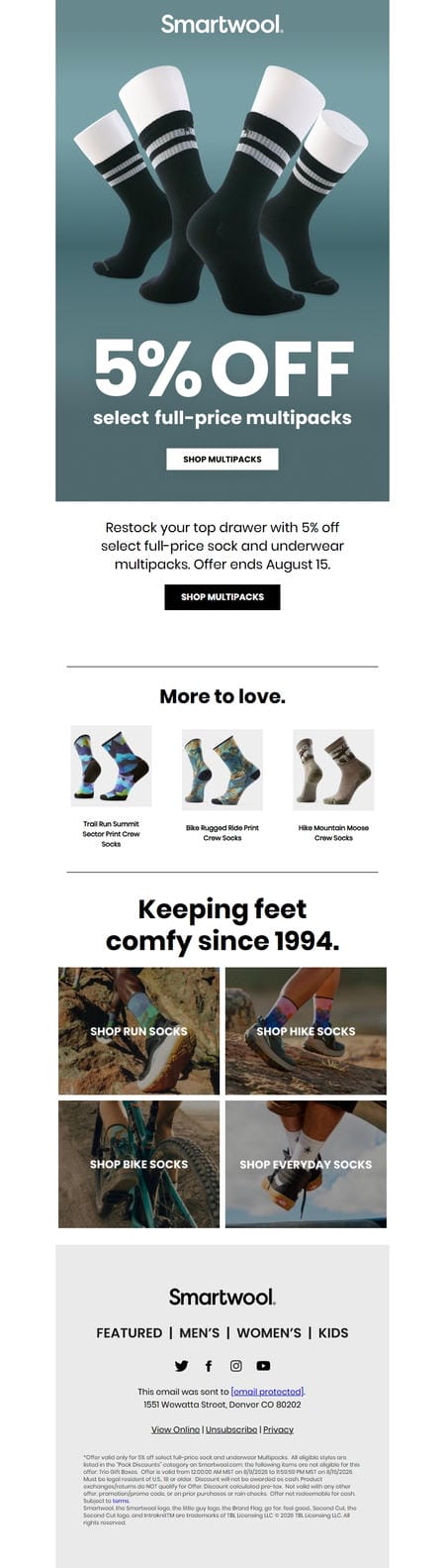 邮件模板创意 Smartwool 132