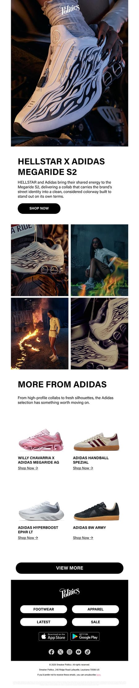 邮件模板创意 Sneaker Politics 133