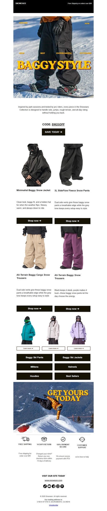 邮件模板创意 Snowears 102
