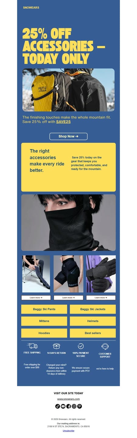 邮件模板创意 Snowears 104