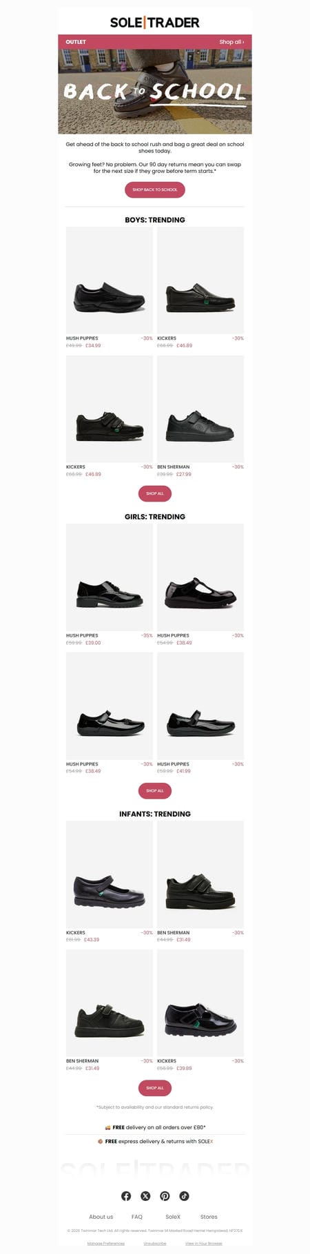 邮件模板创意 Soletrader Outlet 38