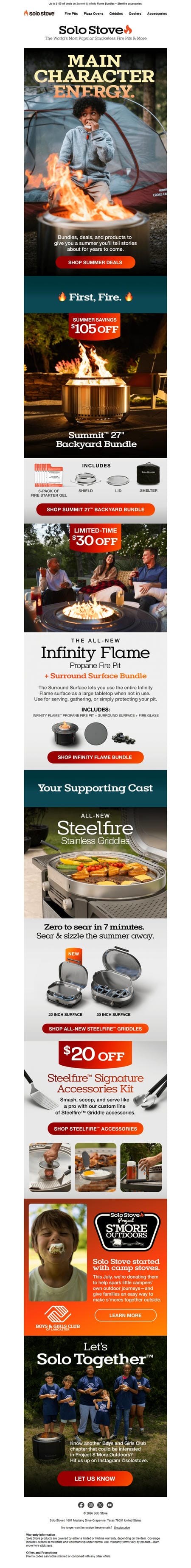 邮件模板创意 Solo Stove 306