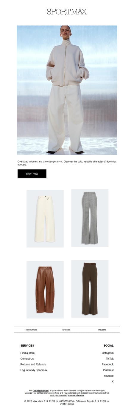 邮件模板创意 Sportmax 7