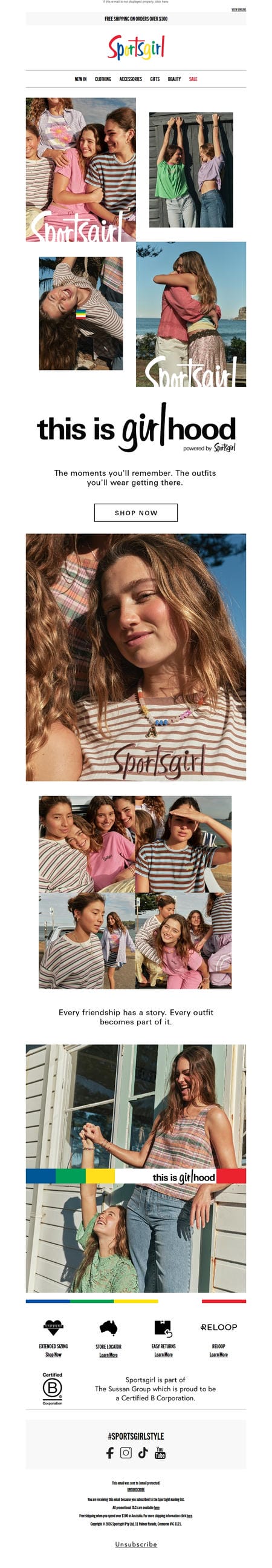 邮件模板创意 Sportsgirl 520