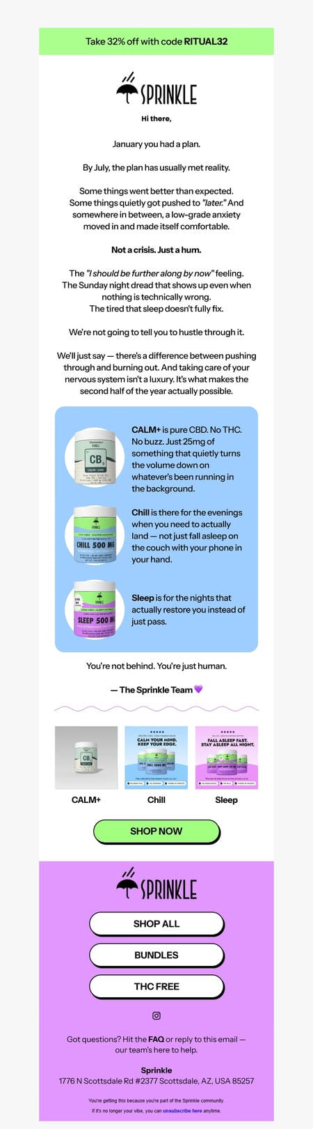 邮件模板创意 Sprinkle 208