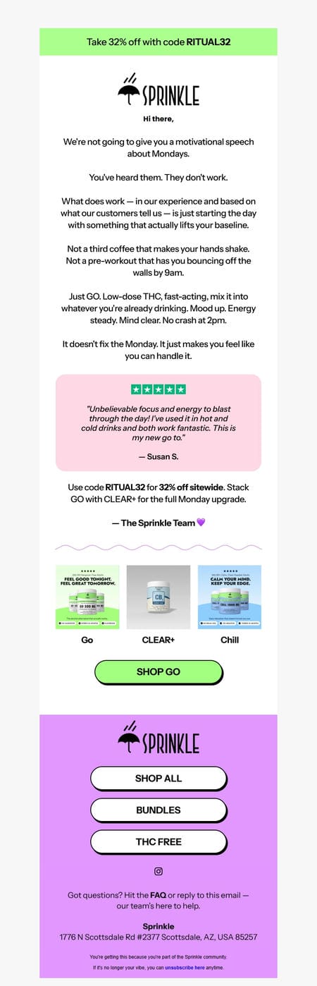 邮件模板创意 Sprinkle 211
