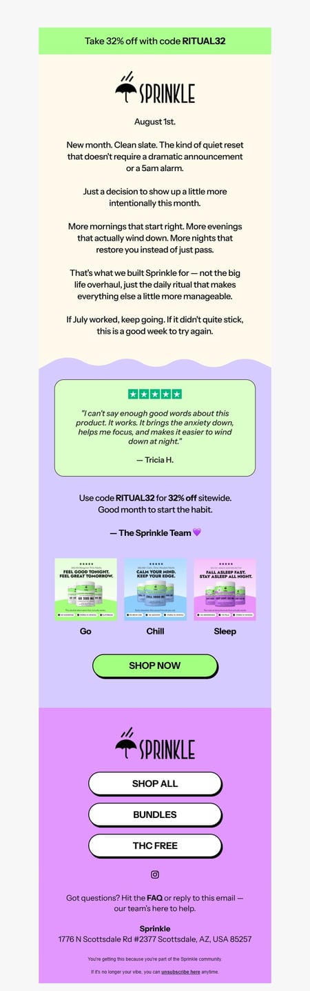 邮件模板创意 Sprinkle 215