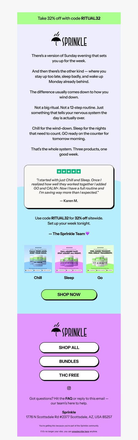 邮件模板创意 Sprinkle 216
