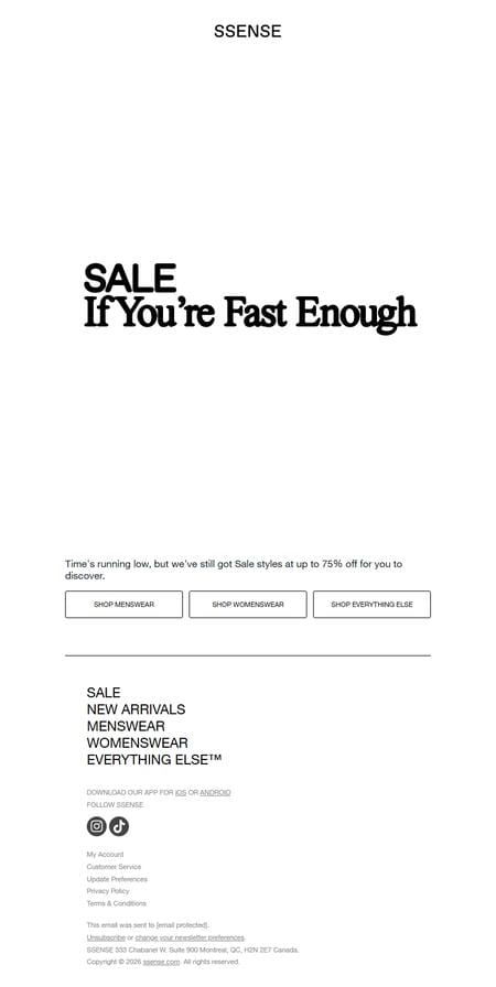 邮件模板创意 Ssense 129