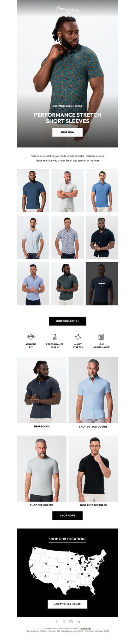邮件模板创意 State Liberty Clothing Company 141