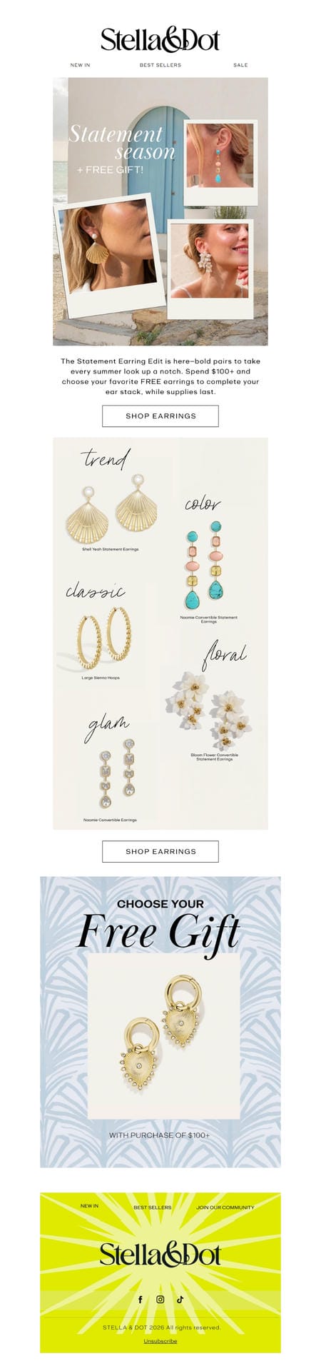 邮件模板创意 Stella Dot 203