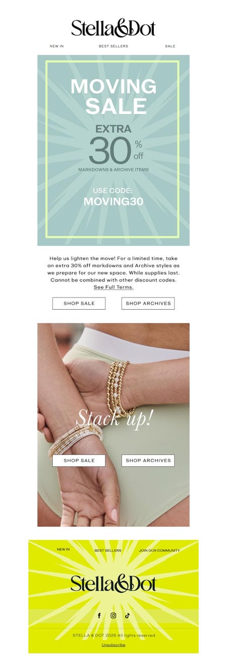 邮件模板创意 Stella Dot 207
