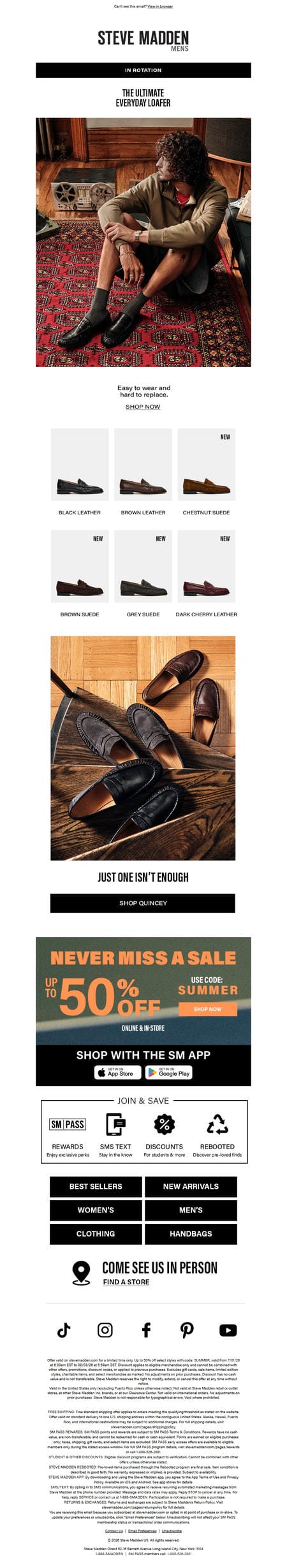 邮件模板创意 Steve Madden 322