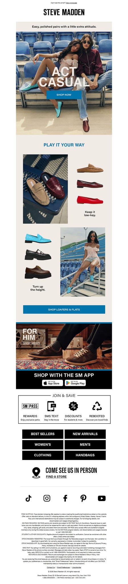 邮件模板创意 Steve Madden 325