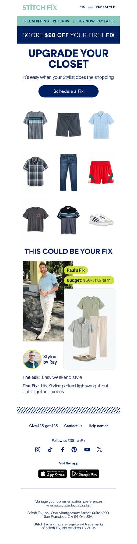 邮件模板创意 Stitch Fix Men 84