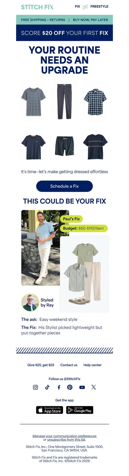 邮件模板创意 Stitch Fix Men 86