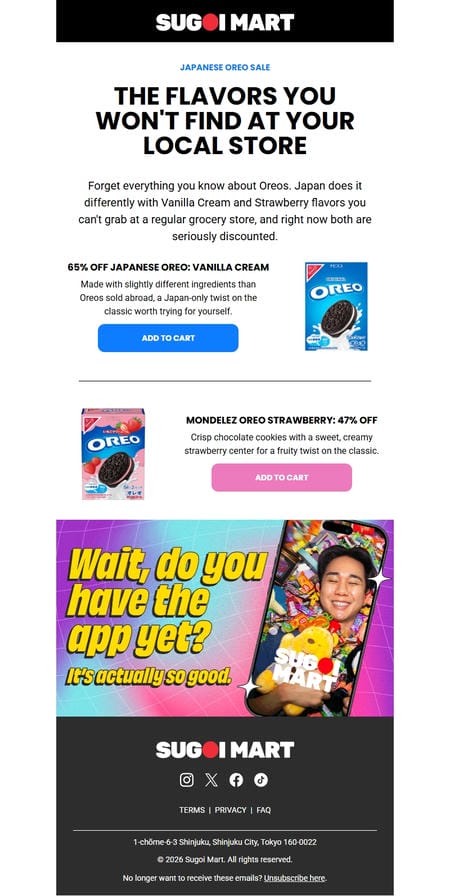 邮件模板创意 Sugoi Mart 19