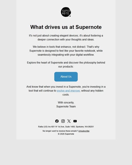 邮件模板创意 Supernote 3