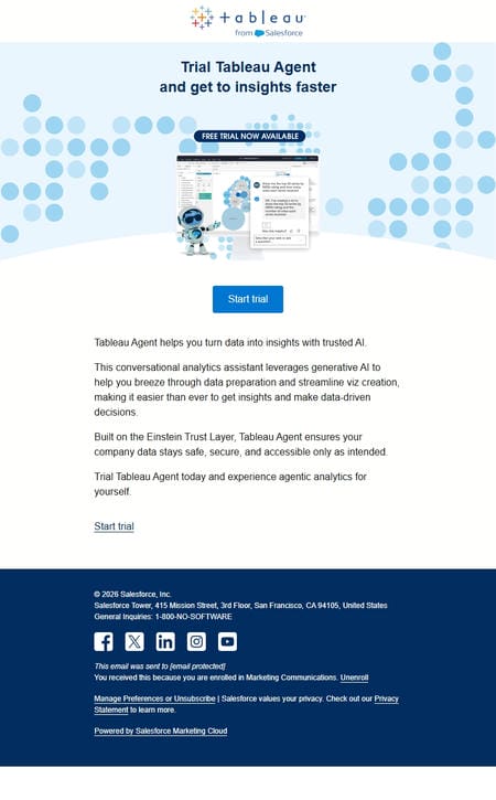 邮件模板创意 Tableau From Salesforce 15