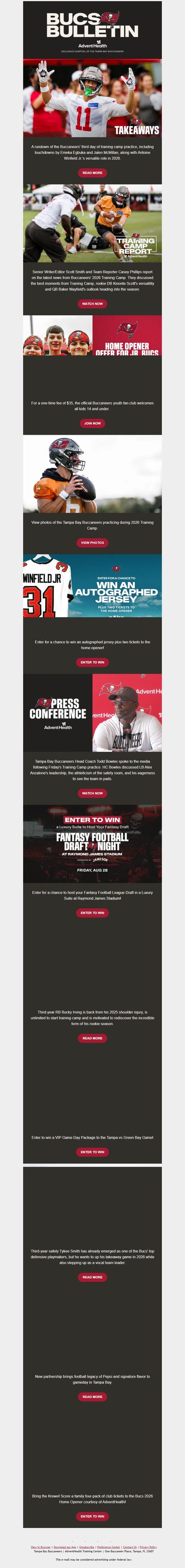 邮件模板创意 Tampa Bay Buccaneers 97