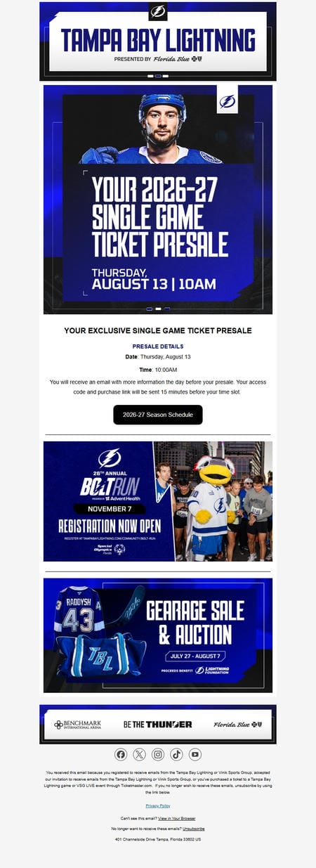 邮件模板创意 Tampa Bay Lightning 12