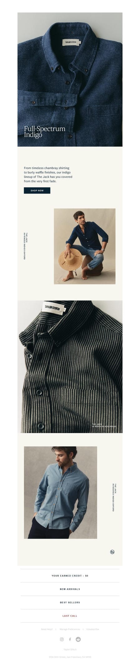 邮件模板创意 Taylor Stitch 330