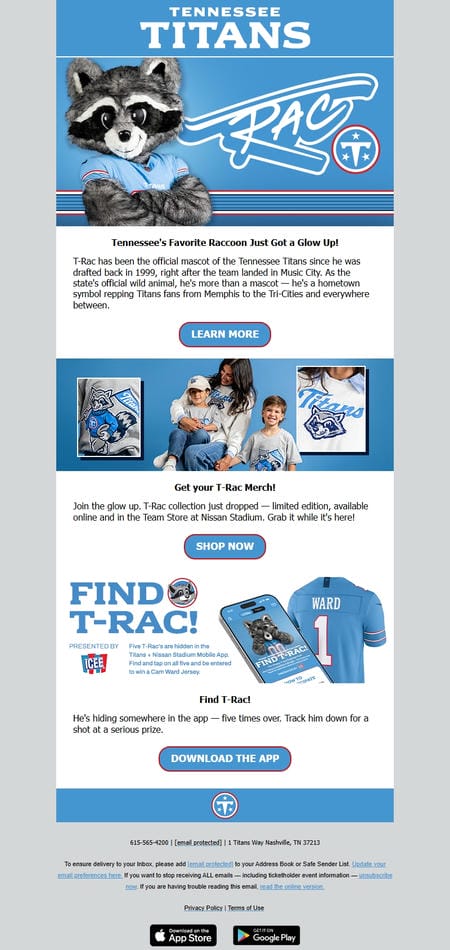 邮件模板创意 Tennessee Titans 148