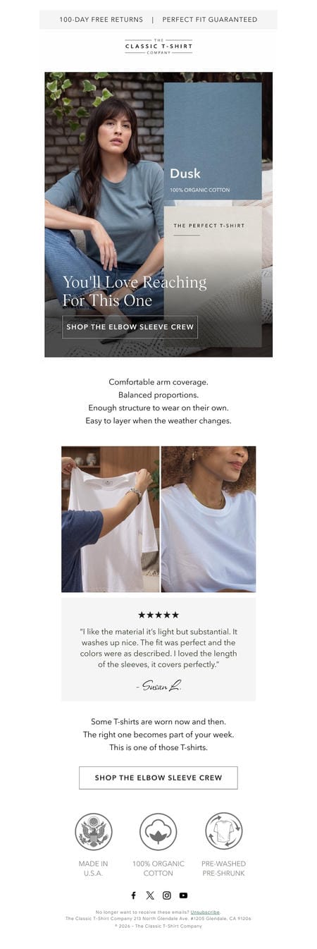 邮件模板创意 The Classic T Shirt Company 30