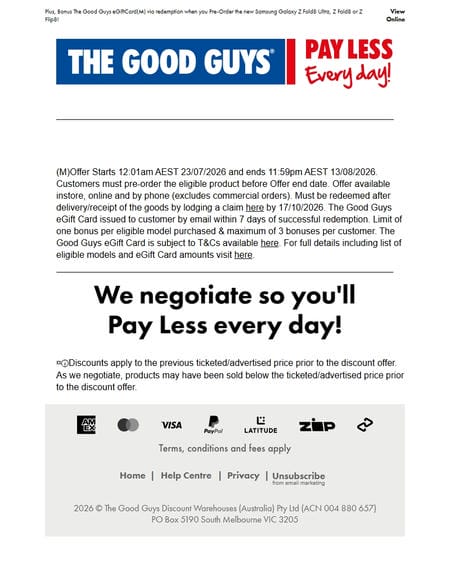 邮件模板创意 The Good Guys 35