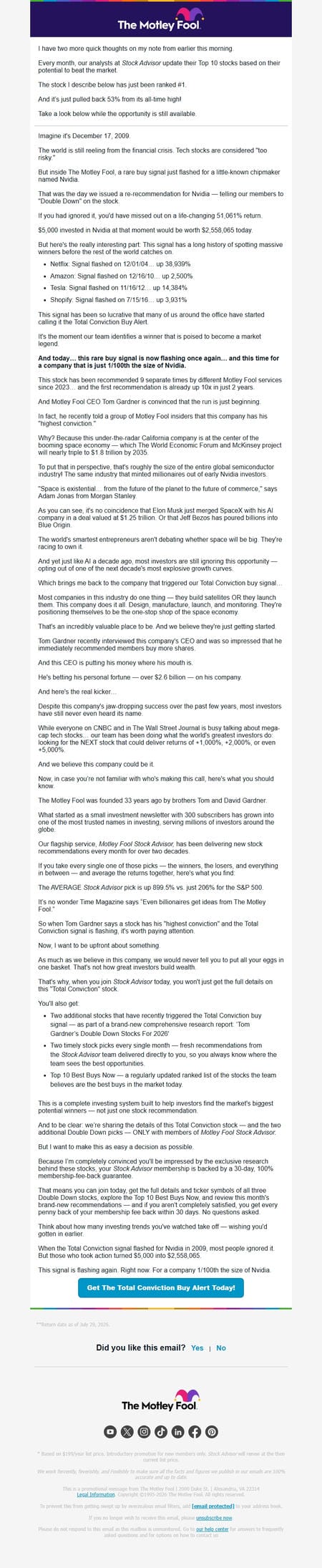 邮件模板创意 The Motley Fool 203