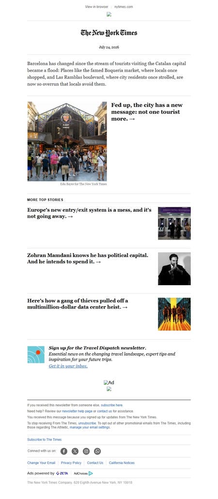 邮件模板创意 The New York Times 120
