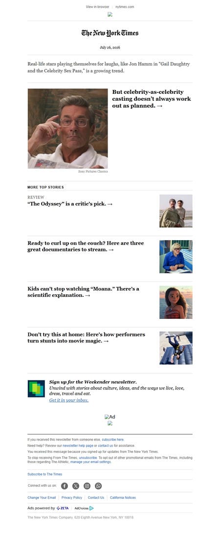 邮件模板创意 The New York Times 124