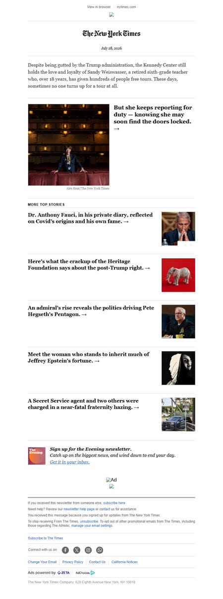 邮件模板创意 The New York Times 127