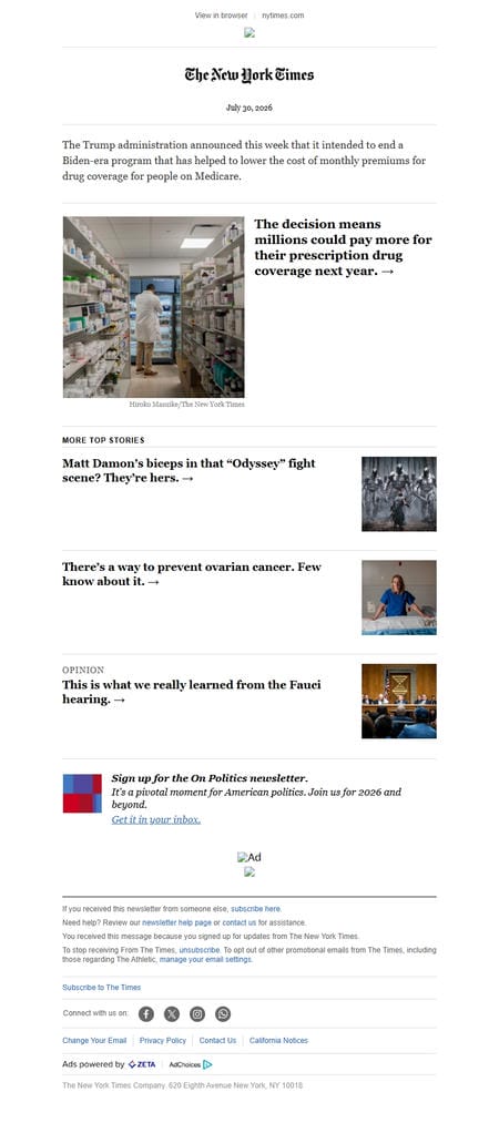 邮件模板创意 The New York Times 131