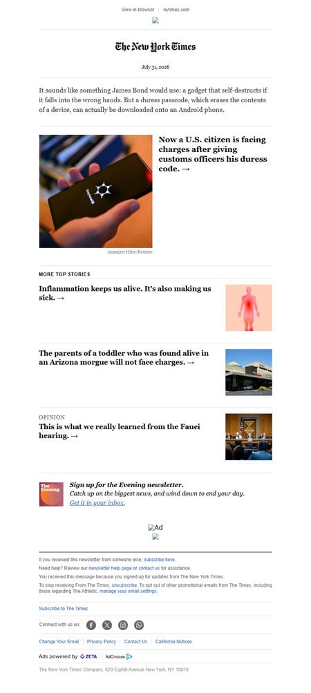 邮件模板创意 The New York Times 132